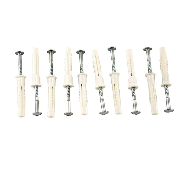 Organized Living Organized Living Trilock II Plastic/Steel Anchor, PK10 1464-6623-11 - main